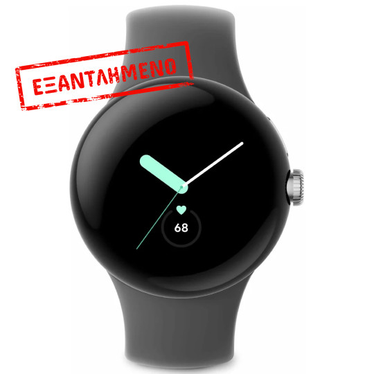 Smartwatch Google Pixel Watch 1,2 " AMOLED GPS NFC IP68 με Δυνατότητα Κλήσεων Charcoal Smartwatch Google Pixel Watch 1,2 " AMOLED GPS NFC IP68 με Δυνατότητα Κλήσεων Charcoal
