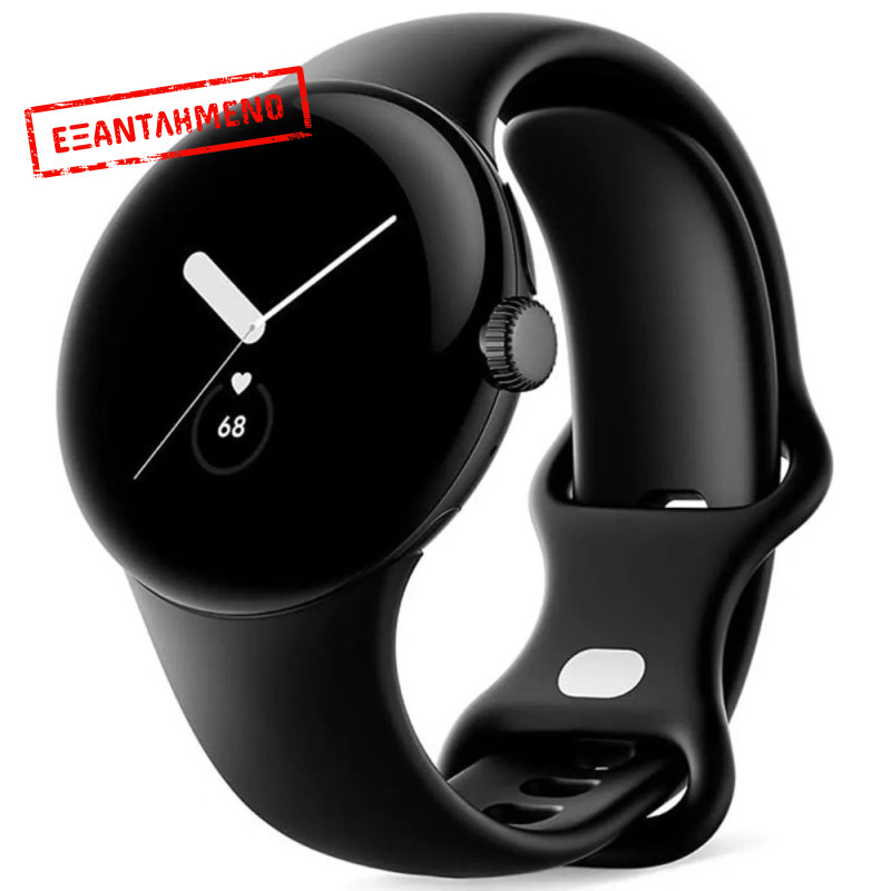 Smartwatch Google Pixel Watch 1,2 " AMOLED GPS NFC IP68 με Δυνατότητα Κλήσεων Obsidian Black
