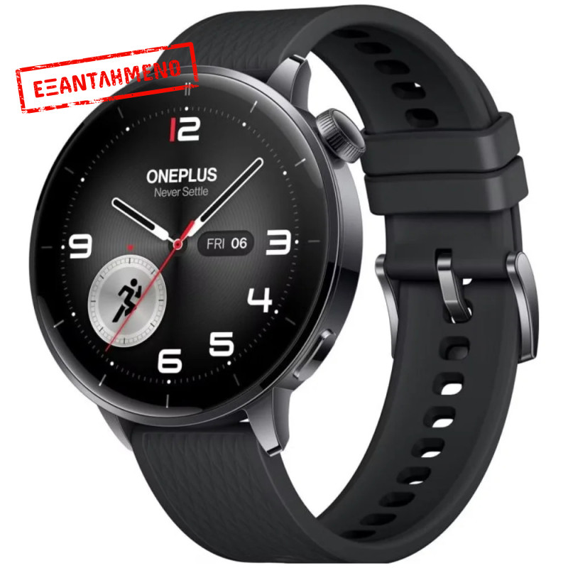 Smartwatch OnePlus Watch 3 43mm 1.32" AMOLED GPS NFC IP68 Black Steel Smartwatch OnePlus Watch 3 43mm 1.32" AMOLED GPS NFC IP68 Black Steel