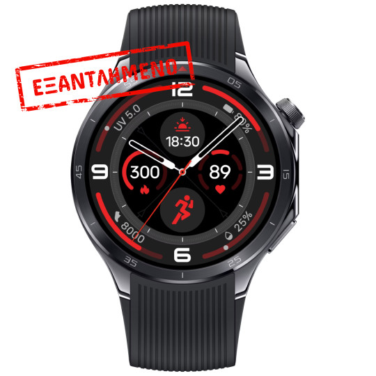 Smartwatch OnePlus Watch 3 1.5" AMOLED GPS NFC IP68 με Δυνατότητα Κλήσεων Obsidian Titanium Smartwatch OnePlus Watch 3 1.5" AMOLED GPS NFC IP68 με Δυνατότητα Κλήσεων Obsidian Titanium
