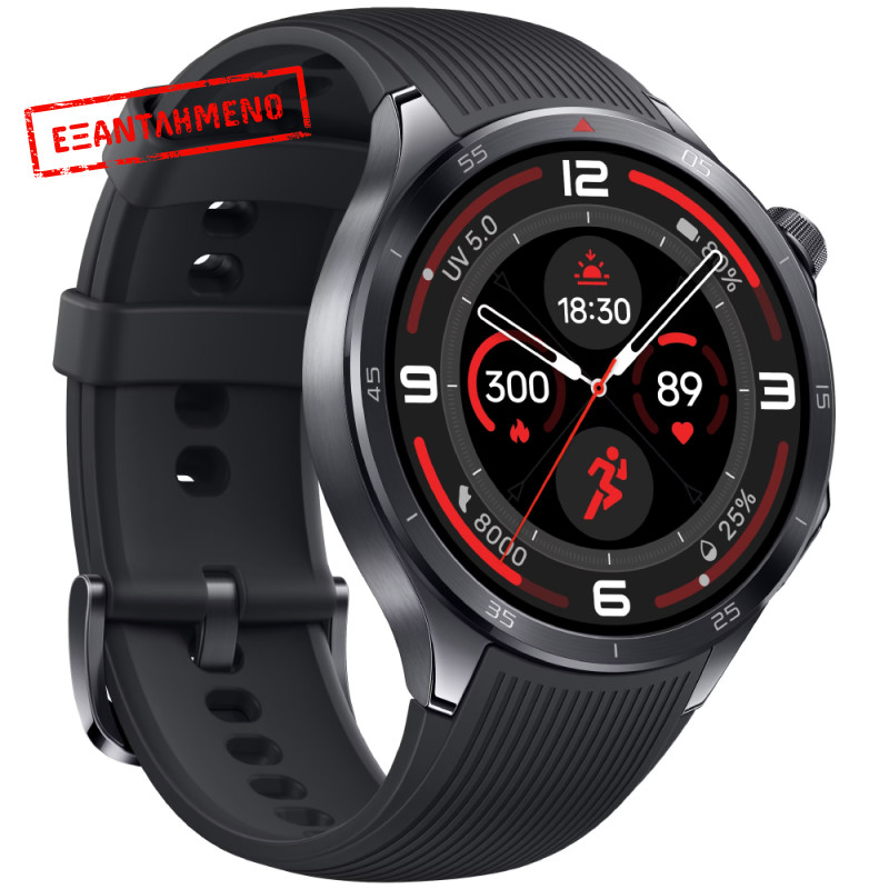 Smartwatch OnePlus Watch 3 1.5" AMOLED GPS NFC IP68 με Δυνατότητα Κλήσεων Obsidian Titanium Smartwatch OnePlus Watch 3 1.5" AMOLED GPS NFC IP68 με Δυνατότητα Κλήσεων Obsidian Titanium