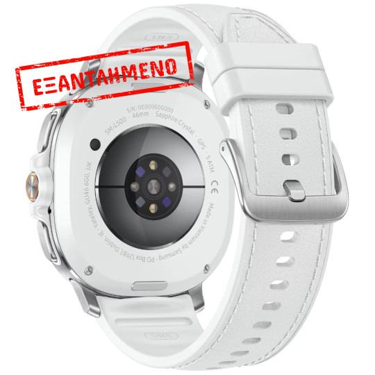 Smartwatch Samsung Galaxy Watch8 Classic L500 1.34" Super AMOLED GPS NFC IP68 με Δυνατότητα Κλήσεων White Smartwatch Samsung Galaxy Watch8 Classic L500 1.34" Super AMOLED GPS NFC IP68 με Δυνατότητα Κλήσεων White