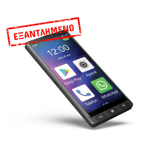 Maxcom MS601 4G Dual Sim 6" 4GB/64GB με Βάση Φόρτισης, Μεγάλα Εικονίδια και Κουμπί SOS Μαύρο