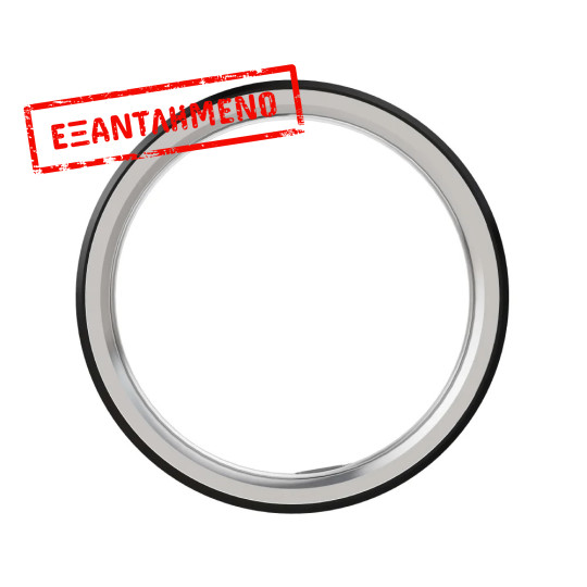 Smart Ring Maxcom mRing MR200 No.12 (Εσωτερική Διάμετρος 21.7mm) IP68 με Μετρητή Παλμών, Ύπνου, Θερμίδες, Βήματα Μαύρο