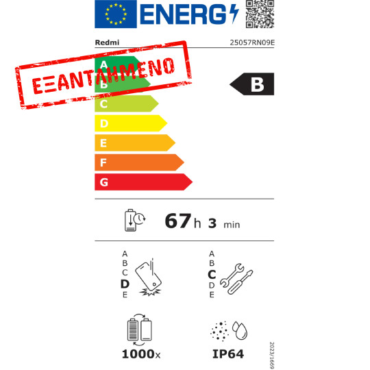 Xiaomi Redmi 15 5G Dual Sim 6.9" 4GB/128GB NFC IP64 Midnight Black
