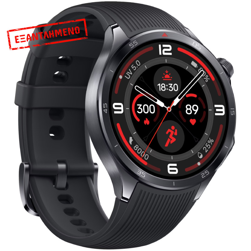 Smartwatch OnePlus Watch 3 1.5" AMOLED GPS NFC IP68 με Δυνατότητα Κλήσεων Obsidian Titanium Smartwatch OnePlus Watch 3 1.5" AMOLED GPS NFC IP68 με Δυνατότητα Κλήσεων Obsidian Titanium