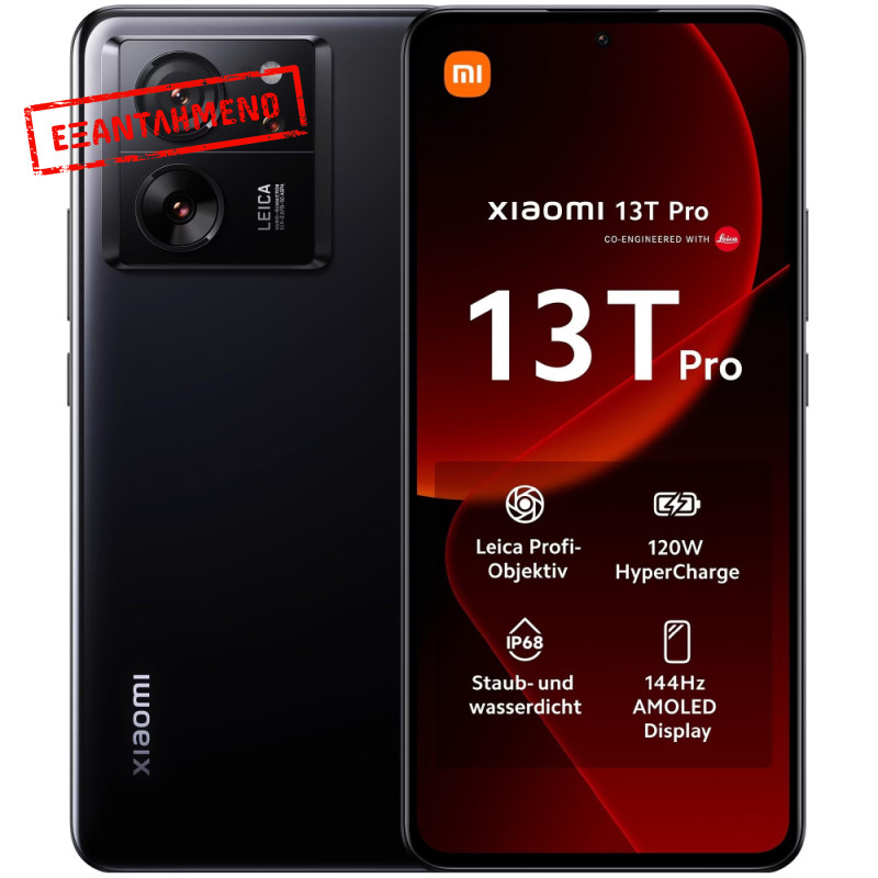 Xiaomi 13T Pro 5G Dual Sim 6.67" 12GB/512GB NFC IP68 Black
