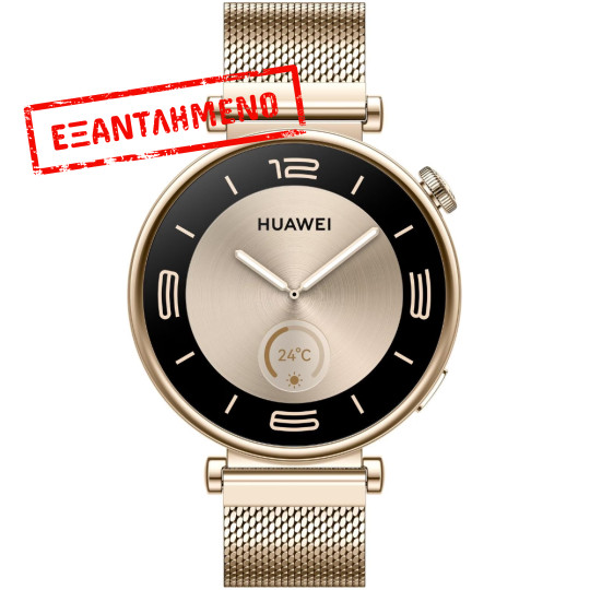 Huawei Watch GT 4 1.32" AMOLED Αδιαβροχοποίηση έως 5ATM Light Gold Milanese Strap Huawei Watch GT 4 1.32" AMOLED Αδιαβροχοποίηση έως 5ATM Light Gold Milanese Strap