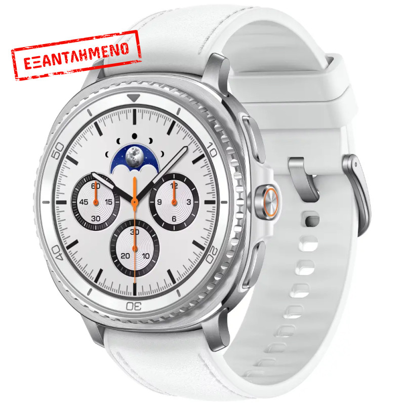 Smartwatch Samsung Galaxy Watch8 Classic LTE L505 1.3" Super AMOLED GPS eSIM NFC 5ATM με Δυνατότητα Κλήσεων White Smartwatch Samsung Galaxy Watch8 Classic LTE L505 1.3" Super AMOLED GPS eSIM NFC 5ATM με Δυνατότητα Κλήσεων White