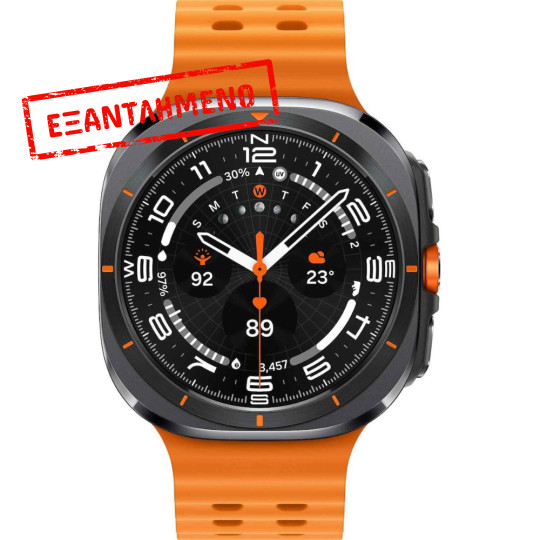 Smartwatch Samsung Galaxy Watch Ultra (2025) LTE L705 1.5" Super AMOLED GPS eSim NFC 10ATM με Δυνατότητα Κλήσεων Titanium Grey
