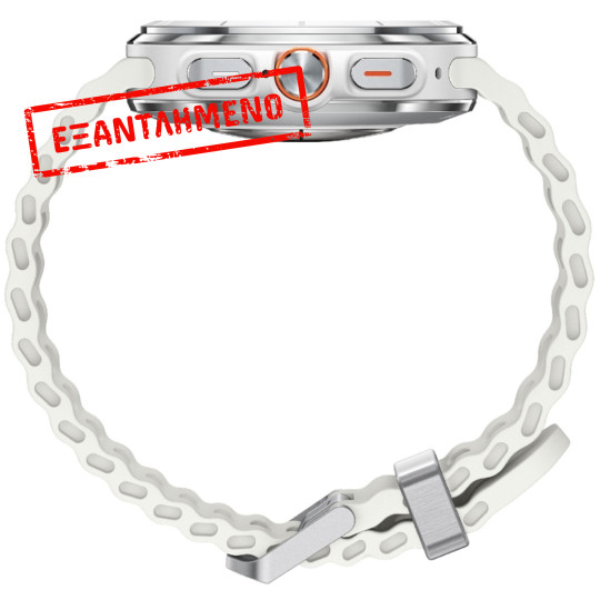 Smartwatch Samsung Galaxy Watch Ultra (2025) LTE L705 1.5" Super AMOLED GPS eSim NFC 10ATM με Δυνατότητα Κλήσεων Titanium White Smartwatch Samsung Galaxy Watch Ultra (2025) LTE L705 1.5" Super AMOLED GPS eSim NFC 10ATM με Δυνατότητα Κλήσεων Titanium White