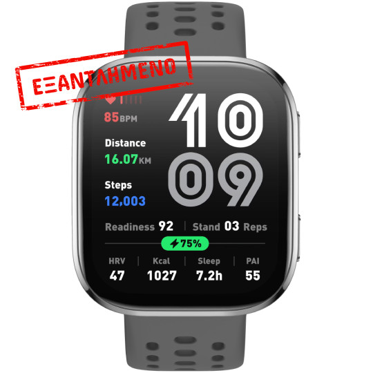 Smartwatch Amazfit Bip 6 1.97" AMOLED GPS 5 ATM με Δυνατότητα Κλήσεων Charcoal Smartwatch Amazfit Bip 6 1.97" AMOLED GPS 5 ATM με Δυνατότητα Κλήσεων Charcoal