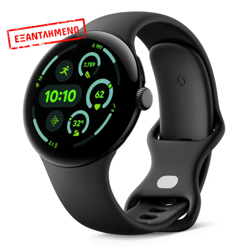 Smartwatch Google Pixel Watch 3 LTE 1,2" OLED GPS NFC IP68 με Δυνατότητα Κλήσεων Obsidian Smartwatch Google Pixel Watch 3 LTE 1,2" OLED GPS NFC IP68 με Δυνατότητα Κλήσεων Obsidian