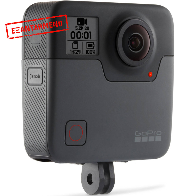 Action Camera GoPro Fusion 360 CHDHZ-103 4K Ultra HD 2620mAh 360 ° και 1" TFT Οθόνη Αδιάβροχη Black