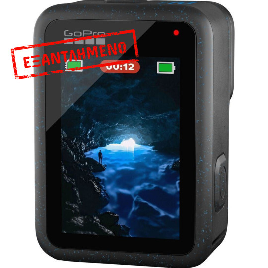 Action Camera GoPro Hero12 CHDHX-121-RW 5K 1720mAh 177 ° και 2.27" Οθόνη Touch 10m Υποβρύχια Black