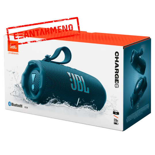 Φορητό Ηχείο Bluetooth JBL Charge 6 45Watt IP67 28h Playtime Μπλε