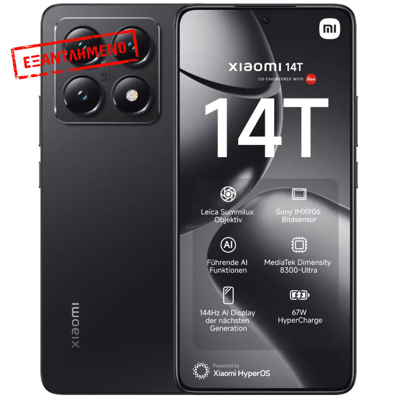 Xiaomi 14T 5G Dual Sim 6.67" 12GB/512GB NFC IP68 Titan Black