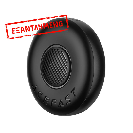 Acefast Tag S1 Anti-Lost Tracker Μόνο για iOS Συμβατό με Apple Find My Network με Προστατευτική Θήκη και Υποδοχή για Λουράκι Μαύρο