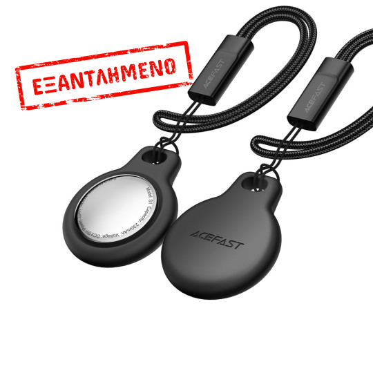 Σετ Acefast Tag S1 Anti-Lost Tracker Μόνο για iOS Συμβατό με Apple Find My Network με Προστατευτική Θήκη και Υποδοχή για Λουράκι Μαύρο Τεμ.4