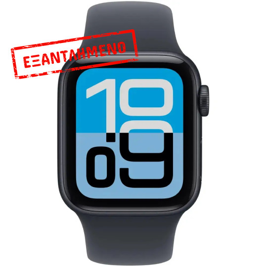 Apple Watch SE 3 (2025) Aluminum 44mm GPS NFC 5 ATM Aluminum Case Midnight με Sport Band Midnight MEHN4ZR/A Apple Watch SE 3 (2025) Aluminum 44mm GPS NFC 5 ATM Aluminum Case Midnight με Sport Band Midnight MEHN4ZR/A