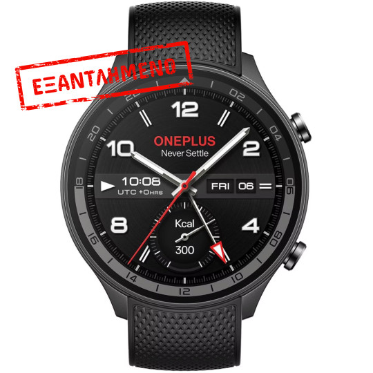 Smartwatch OnePlus Watch 2R 1.43" AMOLED GPS NFC IP68 με Δυνατότητα Κλήσεων Grey