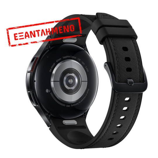 Smartwatch Samsung Galaxy Watch6 Classic LTE R965 1.5" Super AMOLED GPS eSIM NFC 5ATM με Δυνατότητα Κλήσεων Black Smartwatch Samsung Galaxy Watch6 Classic LTE R965 1.5" Super AMOLED GPS eSIM NFC 5ATM με Δυνατότητα Κλήσεων Black
