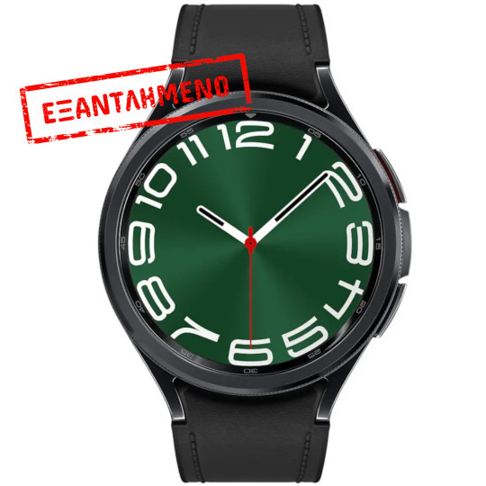 Smartwatch Samsung Galaxy Watch6 Classic R960 1.5" Super AMOLED GPS NFC 5ATM με Δυνατότητα Κλήσεων Black