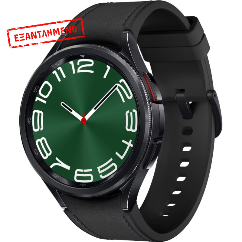 Smartwatch Samsung Galaxy Watch6 Classic R960 1.5" Super AMOLED GPS NFC 5ATM με Δυνατότητα Κλήσεων Black