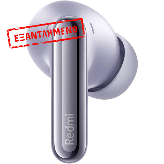 Wireless Bluetooth Xiaomi Redmi Buds 6 Pro BHR9317GL Ultra HD με Active Noise Cancellation και Θήκη Φόρτισης Lavender Purple