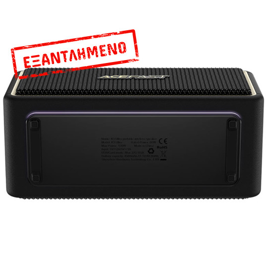 Φορητό Ηχείο Wireless Acefast K3 Ultra v5.4 TWS 120W 4500mAh με Μικρόφωνο USB AUX TF και RGB Φωτισμό IPX6 Μαύρο