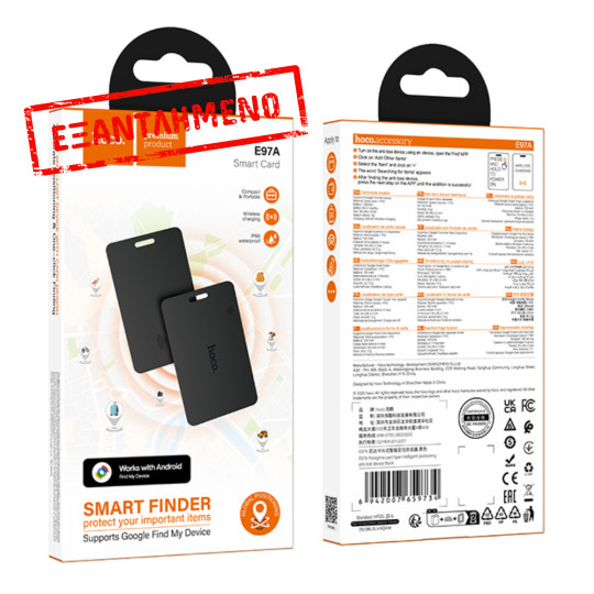 Gps Tracker Hoco E97A Peregrino για Android Συμβατό με Google Find My Device Gps Tracker Hoco E97A Peregrino για Android Συμβατό με Google Find My Device