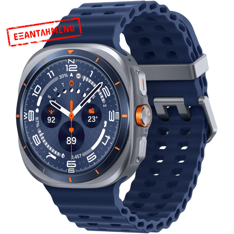 Smartwatch Samsung Galaxy Watch Ultra (2025) LTE L705 1.5" Super AMOLED GPS eSim NFC 10ATM με Δυνατότητα Κλήσεων Titanium Blue