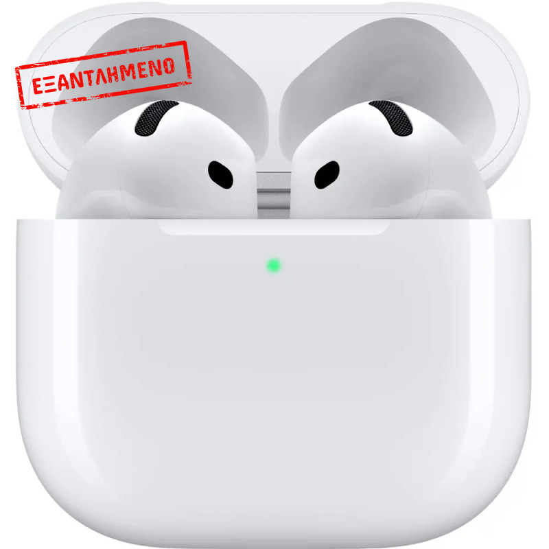 Bluetooth Apple AirPods 4 MXP93LL/A με Active Noise Cancellation IP54 και Θήκη Φόρτισης