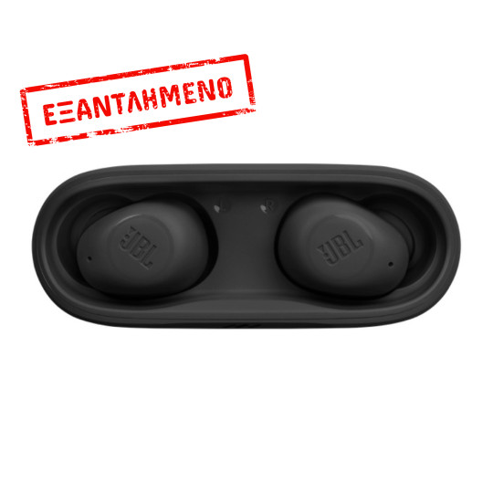 Wireless Hands Free JBL Wave Buds με Deep Bass έως 20 Ώρες Λειτουργίας IP54 και Θήκη Φόρτισης Μαύρα