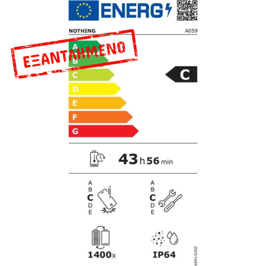 Nothing Phone (3a) 5G Dual Sim 6.77" 12GB/256GB NFC IP64 Black