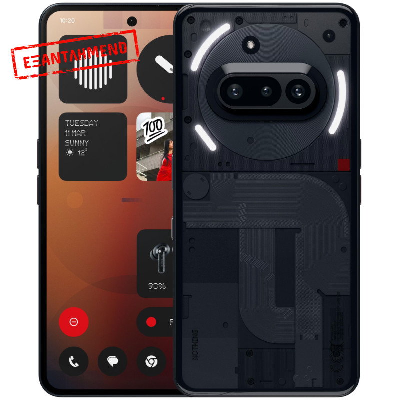 Nothing Phone (3a) 5G Dual Sim 6.77" 12GB/256GB NFC IP64 Black