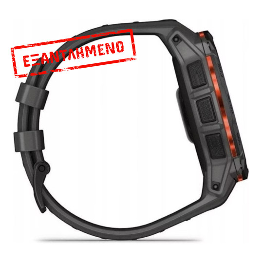 Garmin Instinct 3 Solar 50mm GPS NFC 10 ATM Black with Charcoal Band