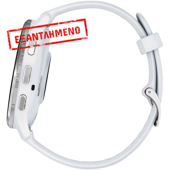 Garmin Venu 3 Stainless Steel 45mm GPS 5 ATM με Δυνατότητα Κλήσεων Silver Stainless Steel Bezel με Whitestone Case και Silicone Band