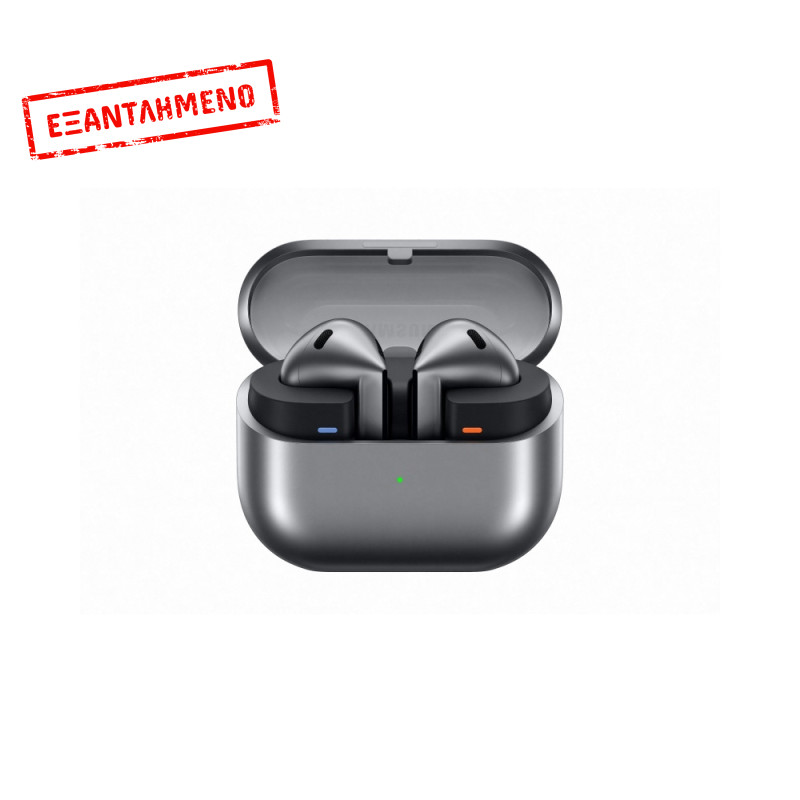 Wireless Bluetooth Samsung Galaxy Buds3 SM-R530 ANC IP57 + Θήκη Φόρτισης Silver