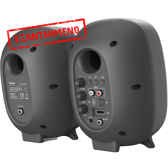 Yenkee YSP 2060 Αυτοενισχυόμενα Ηχεία 2.0 80W με Bluetooth v5.3, HDMI ARC, Optical, USB Μαύρα