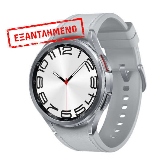 Smartwatch Samsung Galaxy Watch6 Classic LTE R965 1.5" Super AMOLED GPS eSIM NFC 5ATM με Δυνατότητα Κλήσεων Silver Smartwatch Samsung Galaxy Watch6 Classic LTE R965 1.5" Super AMOLED GPS eSIM NFC 5ATM με Δυνατότητα Κλήσεων Silver