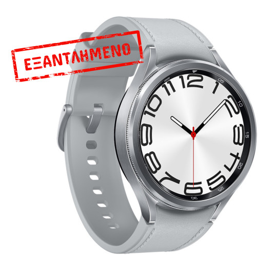 Smartwatch Samsung Galaxy Watch6 Classic LTE R965 1.5" Super AMOLED GPS eSIM NFC 5ATM με Δυνατότητα Κλήσεων Silver Smartwatch Samsung Galaxy Watch6 Classic LTE R965 1.5" Super AMOLED GPS eSIM NFC 5ATM με Δυνατότητα Κλήσεων Silver