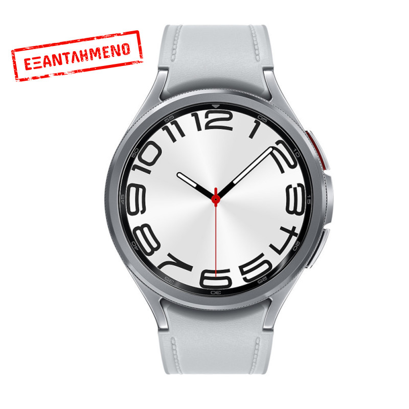 Smartwatch Samsung Galaxy Watch6 Classic LTE R965 1.5" Super AMOLED GPS eSIM NFC 5ATM με Δυνατότητα Κλήσεων Silver Smartwatch Samsung Galaxy Watch6 Classic LTE R965 1.5" Super AMOLED GPS eSIM NFC 5ATM με Δυνατότητα Κλήσεων Silver
