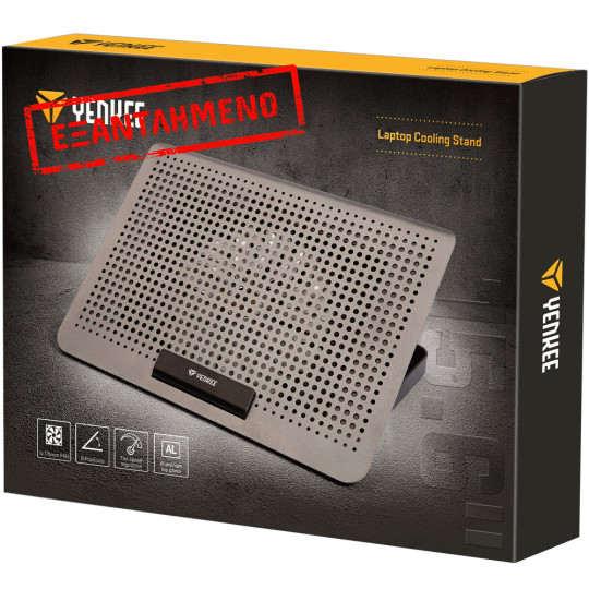 Laptop Cooler Yenkee YSN 150 για Φορητούς Υπολογιστές έως 15.6" με Επιλογές Ταχύτητας εως 650 Rpm