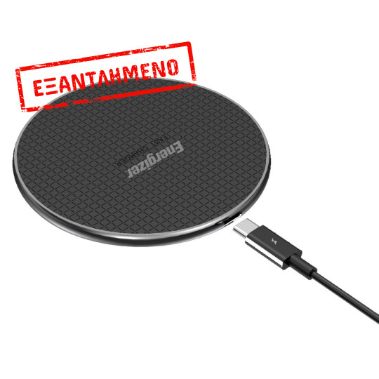 Ασύρματος Φορτιστής Energizer WCP107 15W Fast ChargeUSB-C  Μαύρος