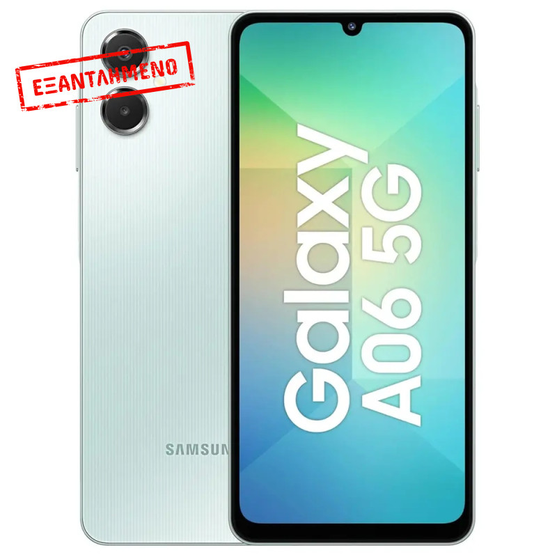 Samsung SM-A066 Galaxy A06 5G Dual Sim 6.7" 4GB/64GB IP54 Green Non EU με 1 Χρόνο Εγγύηση απο Samsung Service