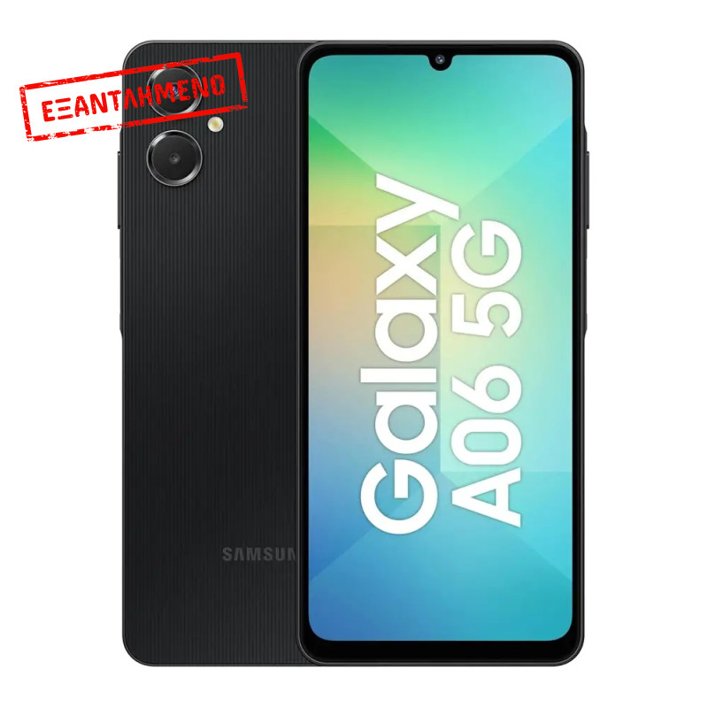 Samsung SM-A066 Galaxy A06 5G Non EU Dual Sim 6.7" 6GB/128GB IP54 Black με 1 Χρόνο Εγγύηση απο Samsung Service