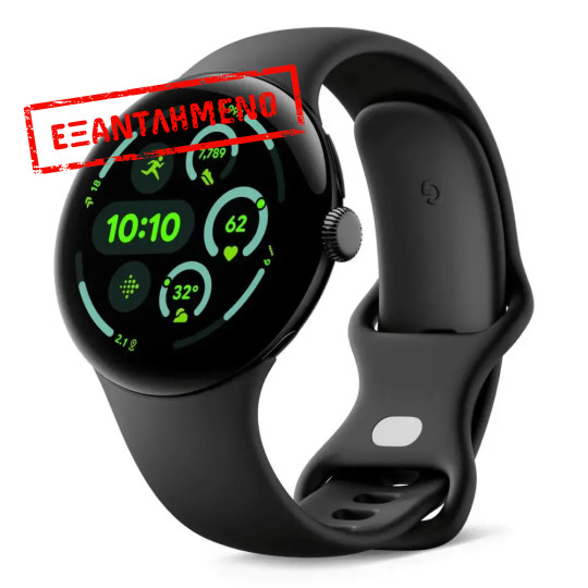 Smartwatch Google Pixel Watch 3 LTE 1,4" OLED GPS NFC IP68 με Δυνατότητα Κλήσεων Obsidian Smartwatch Google Pixel Watch 3 LTE 1,4" OLED GPS NFC IP68 με Δυνατότητα Κλήσεων Obsidian