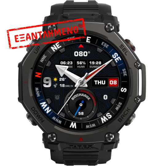 Smartwatch Amazfit T-Rex 3 Pro 1.5" AMOLED GPS 10 ATM Tactical Black