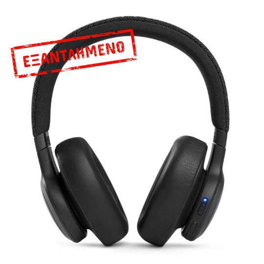 Bluetooth Ακουστικά JBL Live 660NC Ασύρματα & Ενσύρματα USB-C με ANC 50h Ακρόαση και Fast Charge Black JBLLIVE660NCBLK